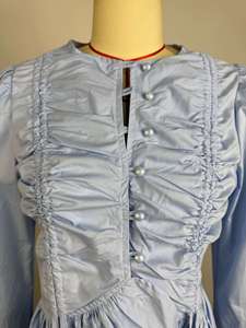 GX3004 Moda 2026 Abbigliamento Donna Fornitore Streetwear Camicetta a Maniche Lunghe Sexy con Design Unico a Balze e Top Plissettato - Product Image 3