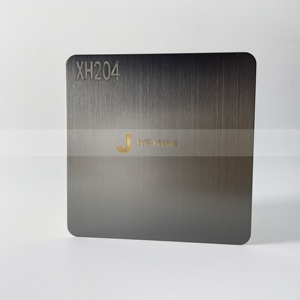 EX788 Custom Brushed <b>Black</b> Titanium Champagne Gold Sandblasted 304 Stainless Steel <b>Plate</b> No.4 Surface Finish Welding JIS - Product Image 1