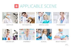 Nursing Uniform <strong>Scrub</strong> <strong>Tops</strong> for Women and Man Dentistry Surgical Uniform Tooth Printing Dentist Medical Nursing Work Uniform - Product Image 6
