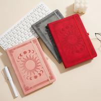 Carnet à spirales A5 en similicuir avec sangle, 100 feuilles, 100 g/m², impression UV, logo personnalisable, haute qualité