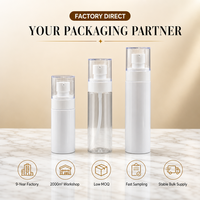 Bouteille pompe à lotion en PET recyclé (OEM disponible) 120ml 150ml – Écologique, rechargeable, vente en gros