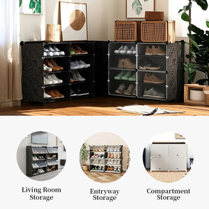 Cst trong suốt Giày hộp lưu trữ không gian tiết kiệm đồ nội thất chống bụi dày tổ chức cho nhà giường Giày phòng khách - Product Image 3