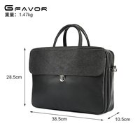 Sac porte-documents vintage en cuir véritable noir pour homme, sacoche d'affaires pour ordinateur portable avec fermoir, en cuir de vachette Napa