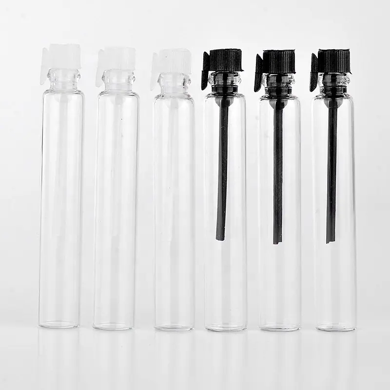 OEM Hot Selling Hot Sale Mini Probe Parfüm Glasflasche 5ml kleine leere Glasröhre Kunststoff kappe Flasche Hersteller/Großhandel