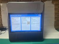 Pantalla LCD de alto brillo de 18,5 pulgadas, bolsa de entrega de alimentos publicitaria, mochila portátil para caminar, cartelera Digital