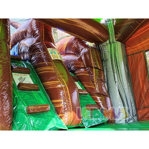Jurassic Đảo Nhà Bị Trả Lại Combo-Ướt/Khô Nhà Bị Trả Lại Vòng Khủng Long Inflatable Lâu Đài Bouncy Cho Trẻ Em Người Lớn - Product Image 4