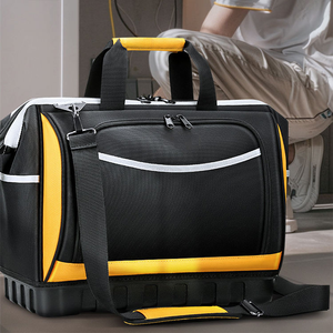 Durable Portable Electrician's Universal Storage <b>Canvas</b> Zipper Closure Tool Bag Made of Durable Polyester for Repair Use - Product Image 2