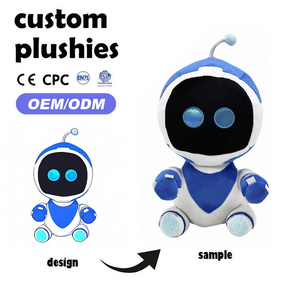 OEM ODM nhà sản xuất tùy chỉnh <span class=keywords><strong>robot</strong></span> sang trọng tùy chỉnh linh vật đồ chơi sang trọng phim hoạt hình búp bê ai nhân vật mềm nhồi bông đồ chơi sang trọng - Product Image 1