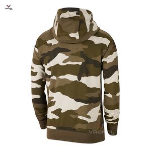 Diseño personalizado de los hombres de estilo de vida de algodón de lana Sudadera con capucha de poliéster de peso pesado gimnasio ajustado sudadera patrón impreso OEM sudadera - Product Image 6