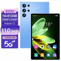 Tablet PC Android OEM S23U 10.1 Inci Dual SIM 12GB+512GB Layar Sentuh Kamera Baru 12GB MTK Ramah Anak Edukasi Bisnis