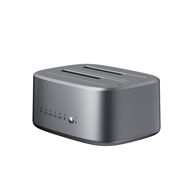 HDD Clone Station 2 Bay 2.5 and 3.5 SATA Hard Drive Disk HDD Docking Station SATA to USB3.0 Tool-Free HDD Docking Station