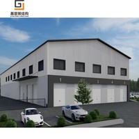 Edificio Metálico Prefabricado de Componentes Estándar, Taller de Acero, Almacén, que Simplifica la Instalación en Sitio y el Mantenimiento Posterior