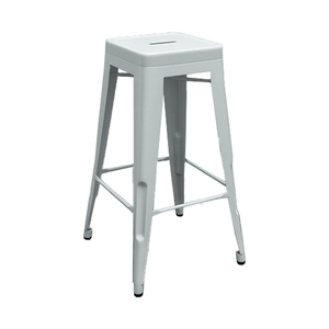 Sillas de comedor apilables más vendidas para el mercado argentino Taburete de Bar de metal de alta calidad - Product Image 2