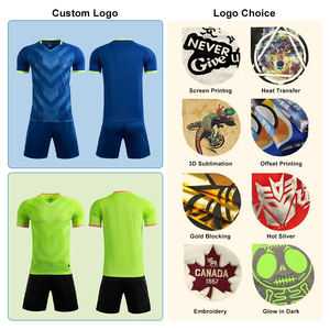 Hızlı Kuruyan Nefes Alabilen Yazlık Kısa Kollu Dijital Baskılı Profesyonel Takım Futbol Forması - Product Image 5