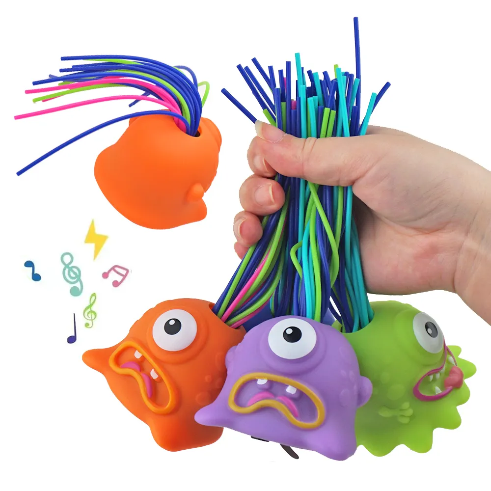 Novelty Funny Stress Relief And Anti Anxiety Toys Screaming Monster Adults Kids Pull Its Hair Toys