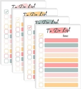 Mini <span class=keywords><strong>bloc</strong></span>-notes perforé avec logo imprimé personnalisé, mignon, déchirer quotidiennement, hebdomadaire, mensuel, <span class=keywords><strong>A4</strong></span>, liste de choses à faire, planificateur - Product Image 1