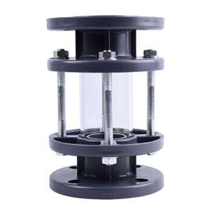 Tuyau de visiographe en plastique PVC (polyvinylchlorure) avec vanne à bride, débitmètre, indicateur en verre, autre produit en verre - Product Image 1