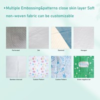 Almohadilla Desechable Súper Absorbente de 5 Capas de Tela No Tejida para el Cuidado del Cambio de Pañales de Bebés, Pacientes con Incontinencia Hospitalaria, Muestras Gratis
