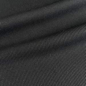 Poids lourd 390gsm Stretch 2*2 Tissu en tricot côtelé 95% polyester 5% spandex Chunky Black 2x1 Rib pour <span class=keywords><strong>col</strong></span> et manchette - Product Image 3