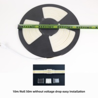 Bande LED COB haute tension sans pilote 110V/220V/230V pour extérieur, 100 mètres, sans points visibles, 3000K 4000K 6500K
