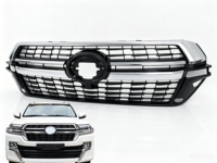 Parrilla Delantera Estilo GT para Toyota Land Cruiser LC200 2016-2021, Rejilla de Radiador FJ200 Grand Touring, Piezas de Repuesto