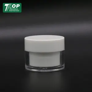 Nouvelle Arrivée 20g 30g 50g 200g Couleur Blanche Vide Pot de Crème Cosmétique En Plastique