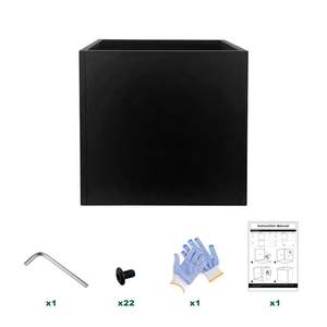 屋外錬鉄製景観用フラワーボックス、市街道路園芸用複合フラワーボックス、ステンレス製フラワーボックス - Product Image 4