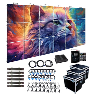 Panel LED Modular para Pantalla de Video LED de Fondo de Escenario P4.81 de Alto Contraste y Confiabilidad para Cine al Aire Libre, 500x500mm - Product Image 1