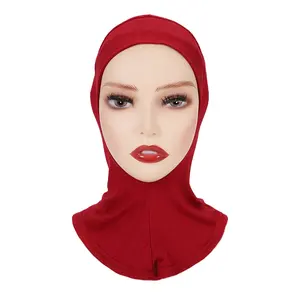 יוקרה נשים צעיף מוסלמי סיטונאי של אופנה חדשה מודאלי יוקרה צעיף טהור צבע נשים חיג 'אב מוסלמי כובע