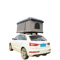 Carpa de Techo Vertical de Doble Capa con Carcasa Rígida de ABS, Gran Espacio Interior, Apertura Hidráulica, para Exteriores y Todoterreno