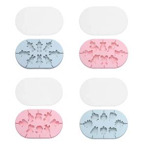 Cartoon Shaped 3D Cube Lollipop Silicone Easy Reusable PP Kitchen Baking <b>Mold</b> for Fudge Candy <b>Cake</b> Food Grade - Product Image 2