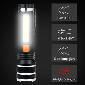 Lampe torche solaire LED multifonctionnelle, lampe torche longue portée pour l'extérieur, lampe torche solaire LED pour les voyages nocturnes - Product Image 3