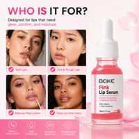 Sérum pour les lèvres BEIKE OEM Vegan Pdrn, soin de la peau, hydratant, anti-âge, anti-rides, éclaircissant, sérum pour les lèvres au peptide rose Pdrn