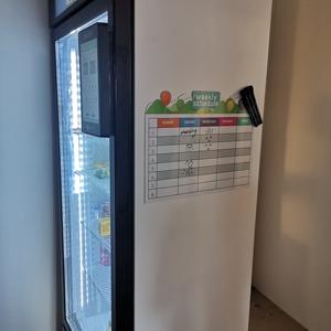 कस्टम पूर्ण रंग मुद्रण चुंबक सजावट सफेद बोर्ड मासिक प्लानर चुंबकीय स्टिकर - Product Image 5