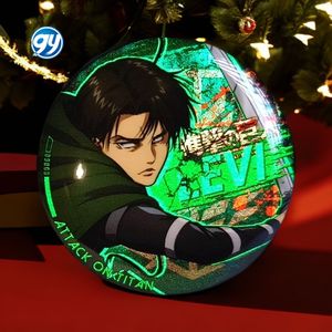 <span class=keywords><strong>Attack</strong></span> <span class=keywords><strong>on</strong></span> <span class=keywords><strong>Titan</strong></span> reflectante doble Flash insignia Levi <span class=keywords><strong>Armin</strong></span> Anime mercancía Pin broche llavero regalo para fanáticos de la acción - Product Image 3