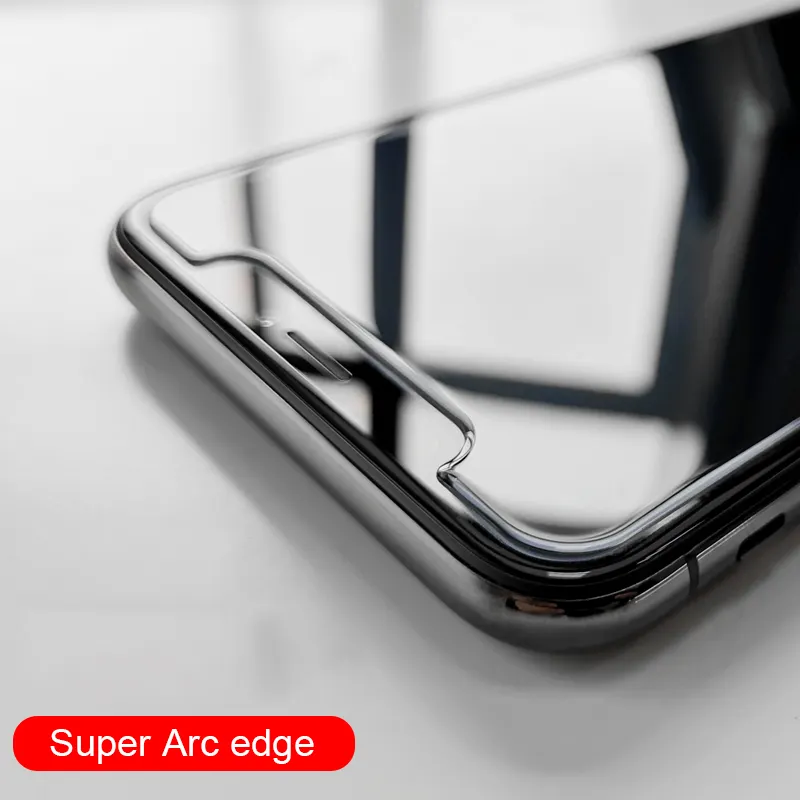 9H Big Arc Clear Glass For iphone 13 12 11 pro max Screen Protector Tempered glass For XR XS Max 876P Large edge 0.3mm 2.5D Film