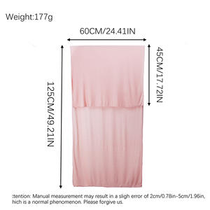 Yüksek kaliteli pamuk bayanlar pamuklu jarse hicap uzun Modal eşarp müslüman kadınlar için yüksek kalite atkılar türban 170*60cm 177g - Product Image 4