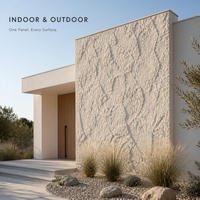 Panneau mural en PU 600x1200mm, léger, imperméable, imitation pierre, texture 3D, pour hôtel, villa, mur d'accentuation