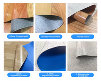 Revêtement de sol en vinyle de luxe, revêtement de sol en PVC, rouleau de linoléum, revêtement de sol en feuille, revêtement de sol en bois pour usage domestique