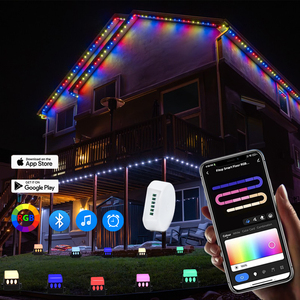Ip68 RGBW điều khiển thông minh 100 ft ngoài trời giáng sinh pixel LED Đèn kỳ nghỉ chiếu sáng trang trí với cài đặt vĩnh viễn - Product Image 5
