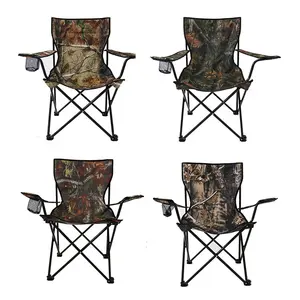 Outdoor Beach fishing camping Travel chair Foldable hunting tool with Armrests camouflage hunting accessories