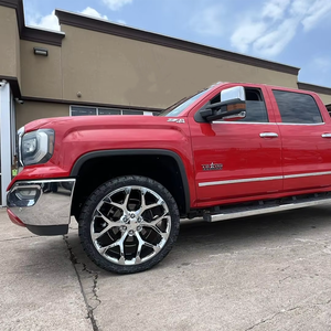 Rines LZT-1208 Cromados Monoblock Snowflake <span class=keywords><strong>de</strong></span> 20, 22 y 24 Pulgadas, 6x139.7 para Chevrolet Silverado 1500, GMC Denali, Cadillac Escalade - Product Image 4