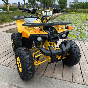 <span class=keywords><strong>Cuatrimoto</strong></span> Todoterreno Amarilla de <span class=keywords><strong>4</strong></span> Ruedas y <span class=keywords><strong>4</strong></span> Tiempos con Portaequipajes para Recreación al Aire Libre, 125cc, Fabricada en Fábrica - Product Image 5