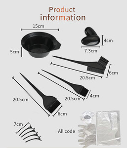 Accessoires <span class=keywords><strong>de</strong></span> <span class=keywords><strong>coiffeur</strong></span> <span class=keywords><strong>professionnel</strong></span>, outils <span class=keywords><strong>de</strong></span> teinture, coloration, bricolage, Kit d'outils <span class=keywords><strong>de</strong></span> coiffure, brosse, <span class=keywords><strong>peigne</strong></span>, bol - Product Image 4
