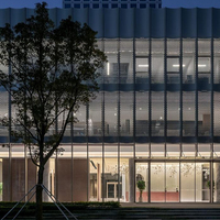 Système de Façade Creuse en Panneaux d'Aluminium Perforé, Revêtement Poudré, Ignifuge Classe A pour Bâtiments Commerciaux, Villas, Extérieurs de Gymnases