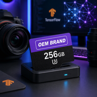 Carte TF U3 64 Go pour caméra 4K, stockage haute vitesse, écriture rapide 4K, stockage photo, carte intelligente, usine