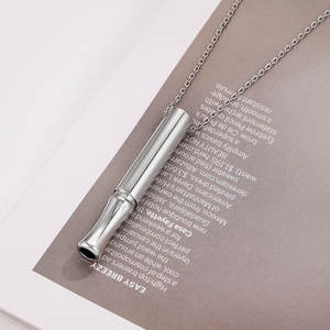 Collar de respiración de meditación Mindfulness, collar con colgante de silbato, herramientas de ejercicio de respiración <span class=keywords><strong>para</strong></span> relajación y enfoque - Product Image 5