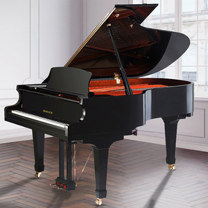 Pianoforte <span class=keywords><strong>a</strong></span> Mezza Coda da Concerto Hailun HG198 Nero, un Pianoforte Durevole ed Elegante Adatto agli Appassionati di Musica - Product Image 2