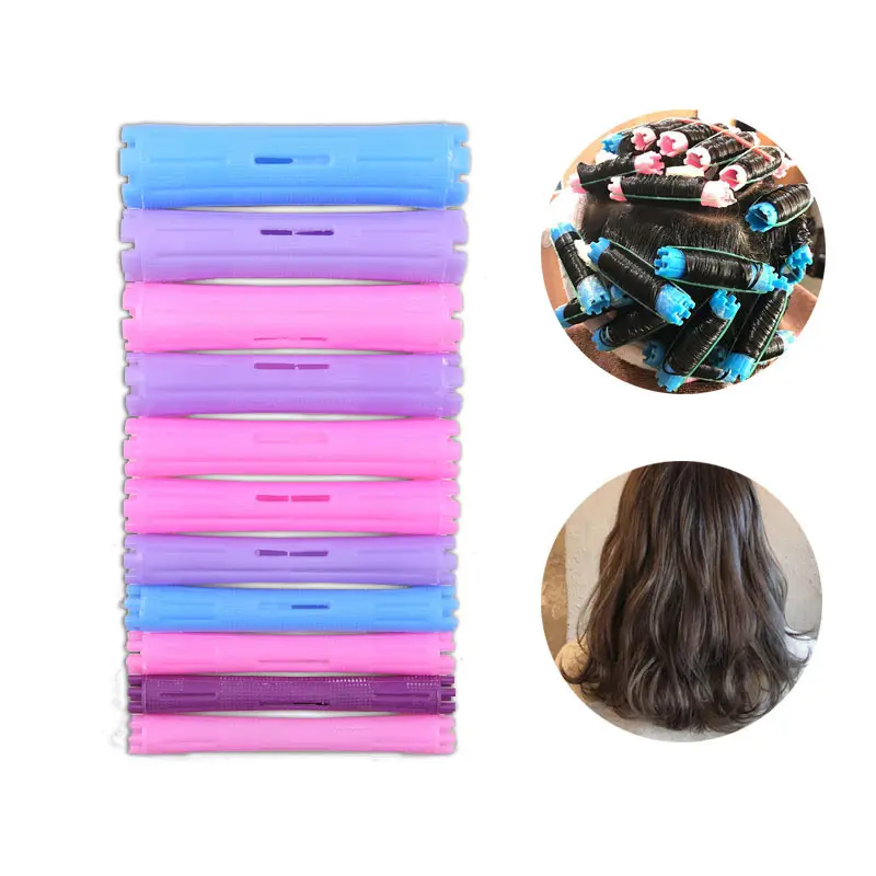 Beauty Hair Tools 11 Sets High Quality Plastic Coil Hair Tie Coil Curl Human Hair Weave With Multi Options