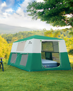 Carpa Inflable de Lujo Grande para 6-8 Personas, Impermeable, Resistente al Viento, Fácil de Instalar, Carpa Familiar Grande - Product Image 1